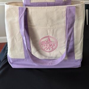 LG Lavender Trader Joe’s Tote Bag